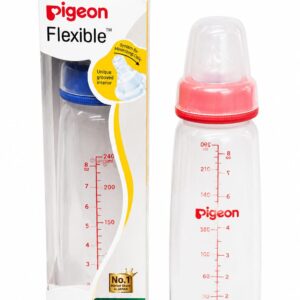 Pigeon Peristaltic Nursing Feeding Bottle KPP240 ml (pack 0f 1).