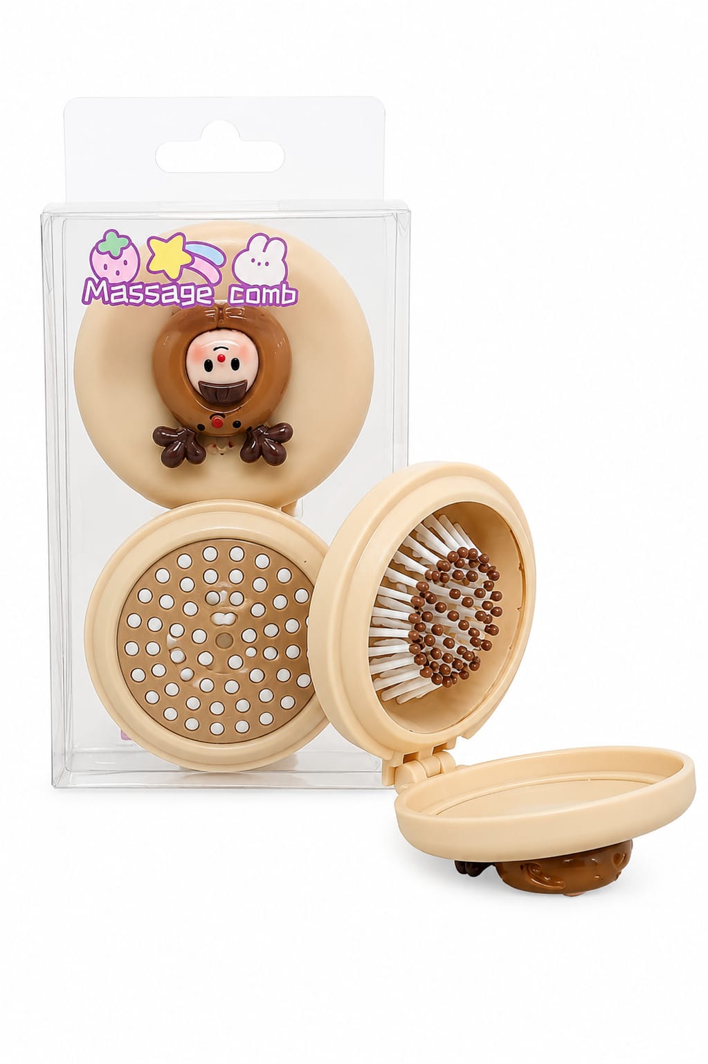 Premium Double Side Baby Comb (Extra Soft Bristles)