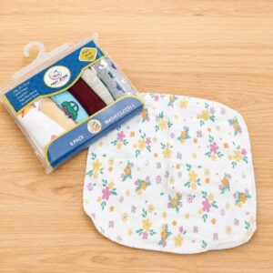(Pack of 6)Babys Mini Wash Cloth Set.