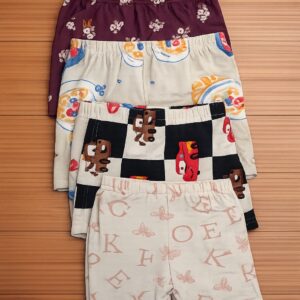 (Pack of 4)Casual shorts for Baby and Girl |12 to 24 months. Best