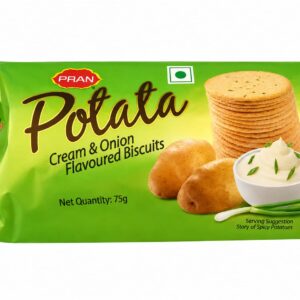 Potato cream & Onion Flavoured Potato Biscuit- 75Gm
