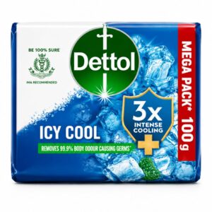 DETTOL ICY COOL SOAP(PACK OF 4)