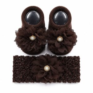 Baby's Ankle Length (head bands and fancy socks set)