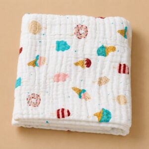 Crinkled Muslin Both Towel (6layer)