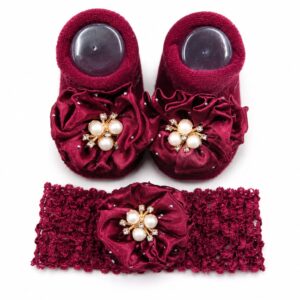 Baby Girl Ankle Length (Fancy socks with Bow)