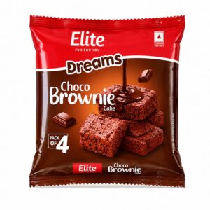 ELITE CHOCO BROWNIE PACK OF 4 170g (எலைட் சாக்லேட் பிரவுனி 4 பீஸ்)