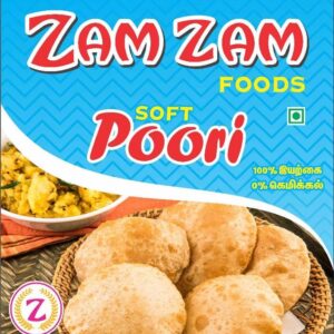 ZAM ZAM INSTANT SOFT POORI 15piease (உடனடியாக மென்மையான பூரி)