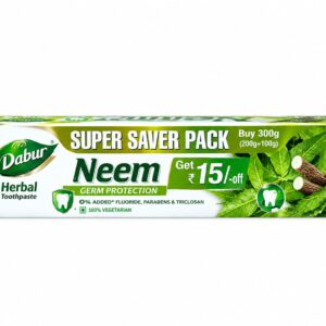 Dabur Neem herbal tooth paste 300g  (டாபர் வேம்பு)