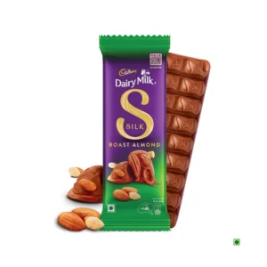 Cadbery Dairy Milk Silk Roast Almond Chocolate (டெய்ரி மில்க் சில்க் ரோஸ்ட் ஆல்மண்ட் )